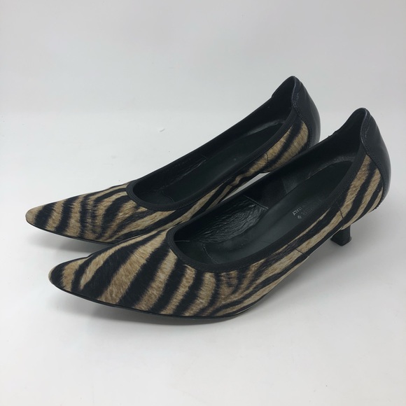 Donald J. Pliner Shoes - Donald J. Pliner Animal Print Kitten Heels 9.5
